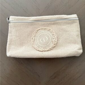 Dior Beige Canvas Cosmetic Bag